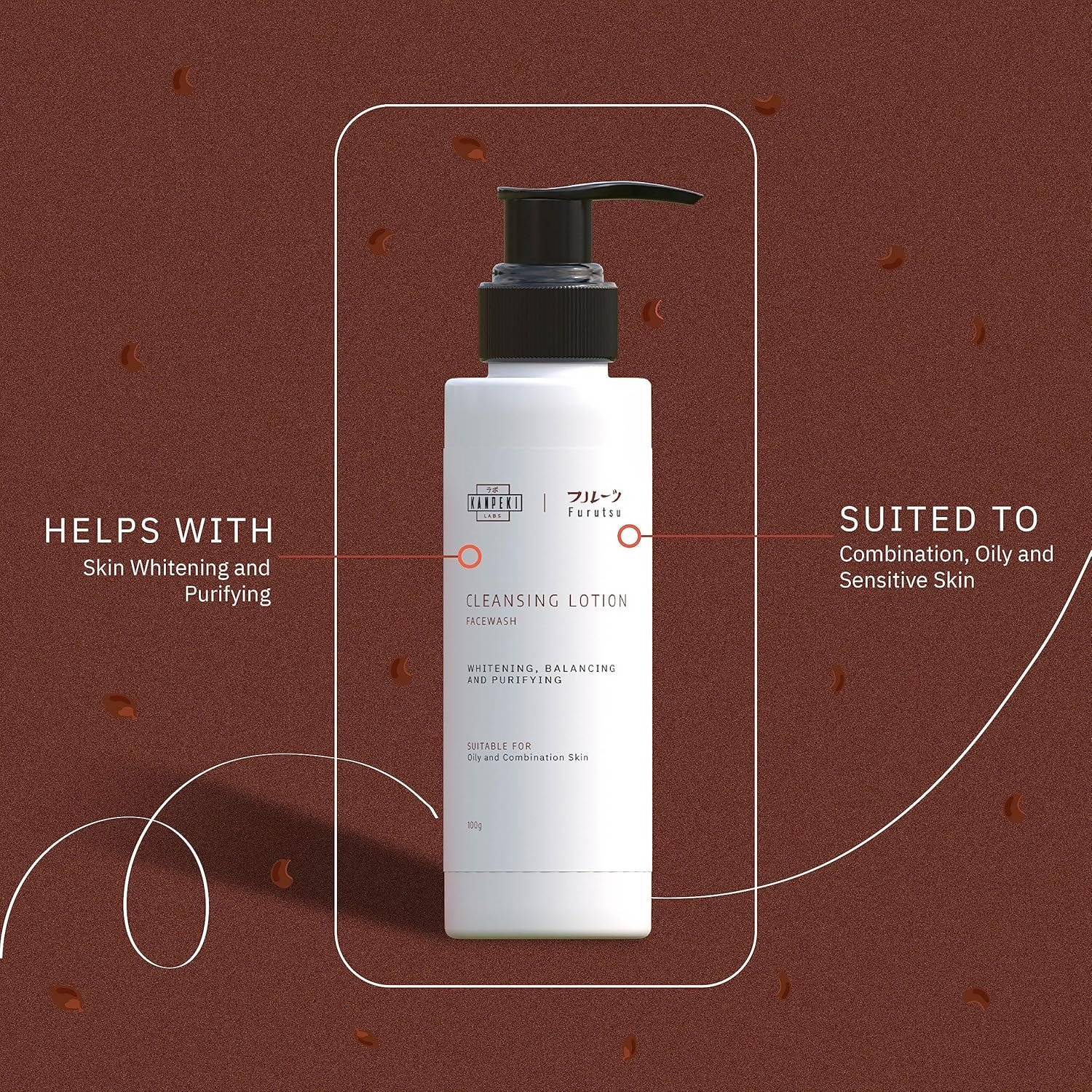 Kanpeki Labs Furutsu Cleansing Lotion Face Wash | Grocsy