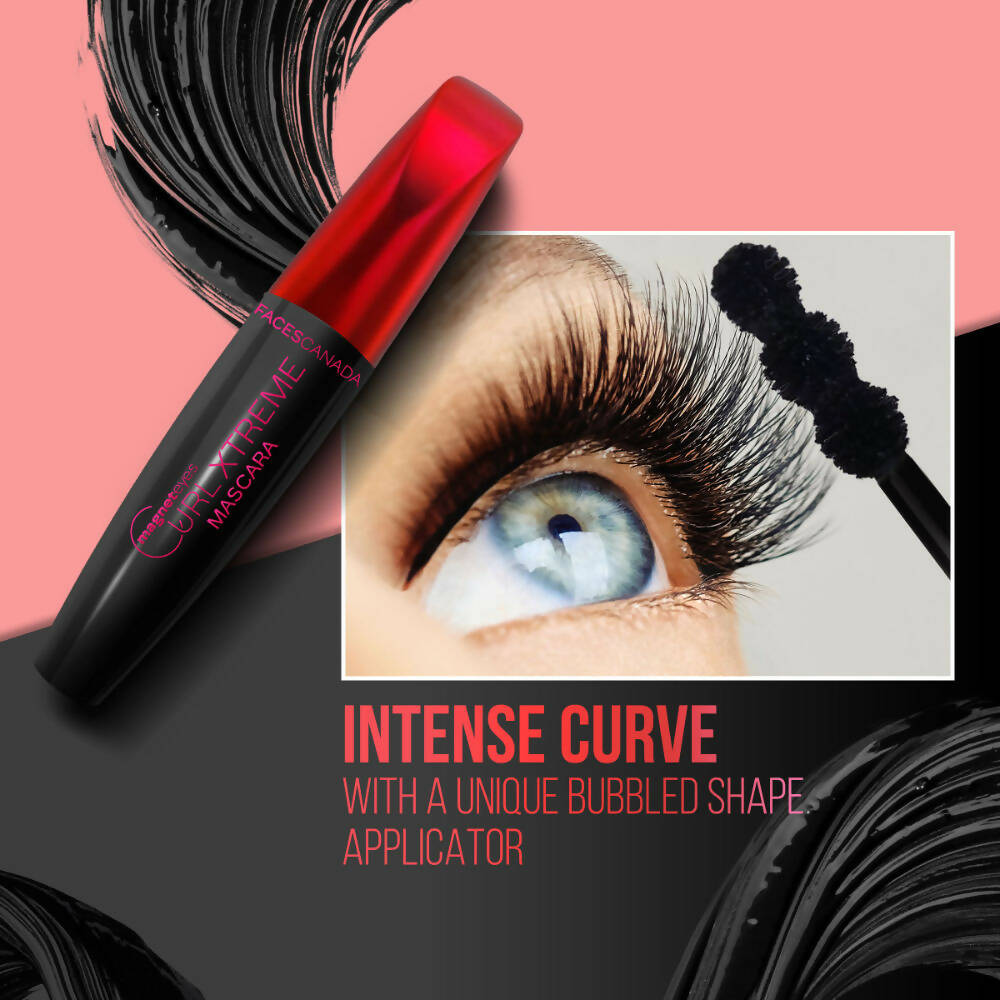 Faces Canada Magneteyes Curl Xtreme Mascara - Black | Grocsy