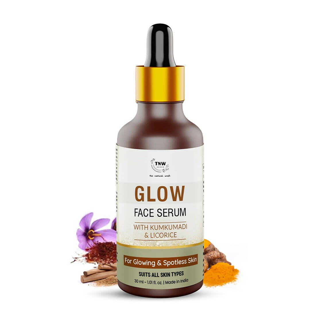 The Natural Wash Glow Face Serum with Kumkumadi & Licorice | Grocsy