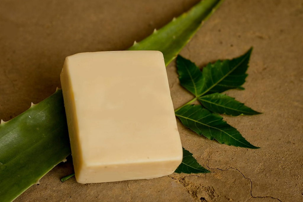 Neev Herbal Handmade Soaps Aloe Neem Tea Tree Soap | Grocsy