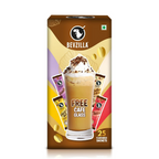 Bevzilla Premium Glass & 25 Flavoured Coffee Sachets | Grocsy