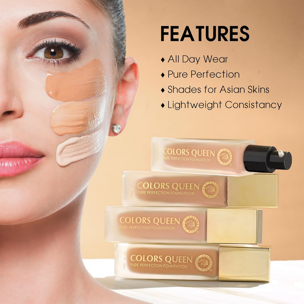 Colors Queen Pure Perfection Foundation – 05 Classic Ivory | Grocsy