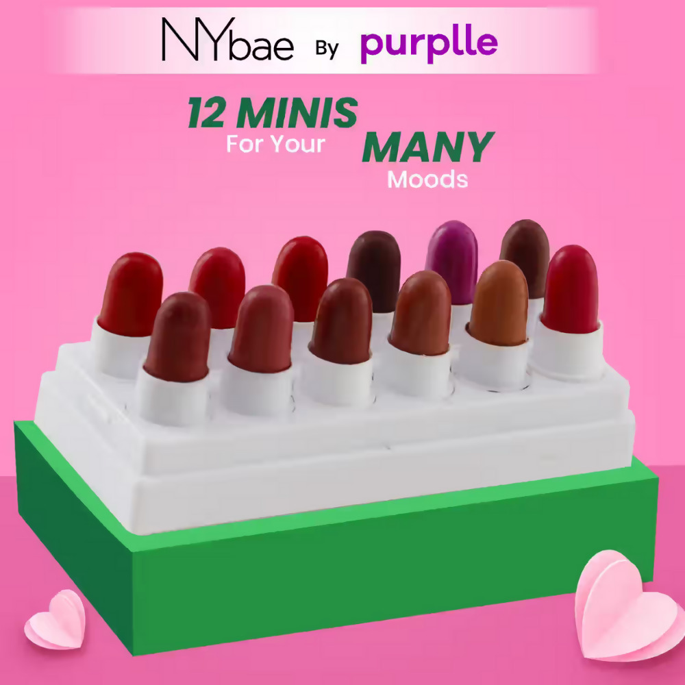NY Bae 12 In 1 Mini Lip Kit - Everyday Empress 02 | Grocsy