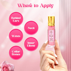 Frabia Pink Blush Perfume Oil Roll-On - Strawberry | Grocsy