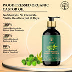 Ivory Natural Wood Pressed Organic Castor Oil For Healthy Skin & Hair Wellness | Grocsy