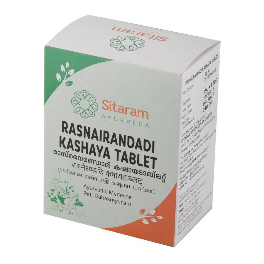 Sitaram Ayurveda Rasnairandadi Kashaya Tablet | Grocsy