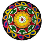 Kundan HandiKrafts Flower Mat Design 1 - Readymade | Grocsy