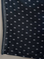 Suta Navy Blue Woven Design Pure Cotton Saree | Grocsy