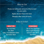 Aqualogica Detan + Dewy Sunscreen With Cherry Tomato & Hyaluronic Acid, SPF 50+ & PA++++ | Grocsy