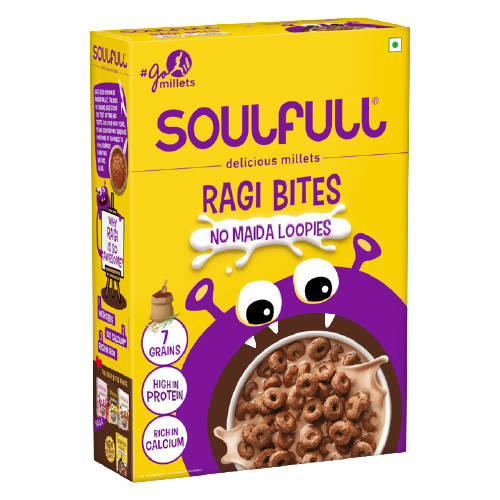 Soulfull Ragi Bites No Maida Loopies | Grocsy