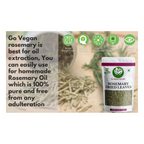 Go Vegan Rosemary Dried Leaves For Hair Growth | Grocsy