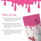 Wild Organic Dragon Fruit Clay Mask Powder | Grocsy