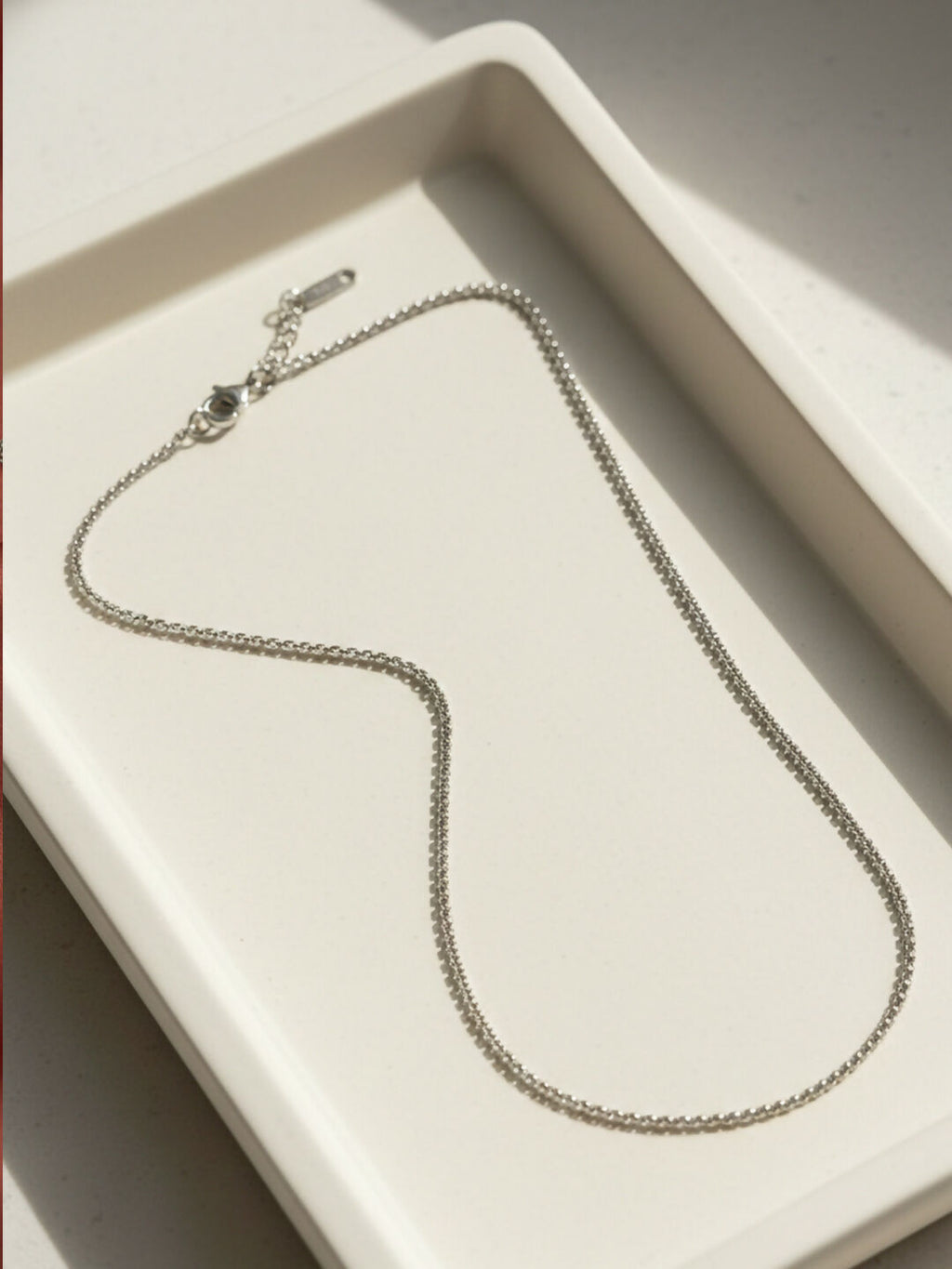 NVR Women German Silver Oxidised Chain | Grocsy