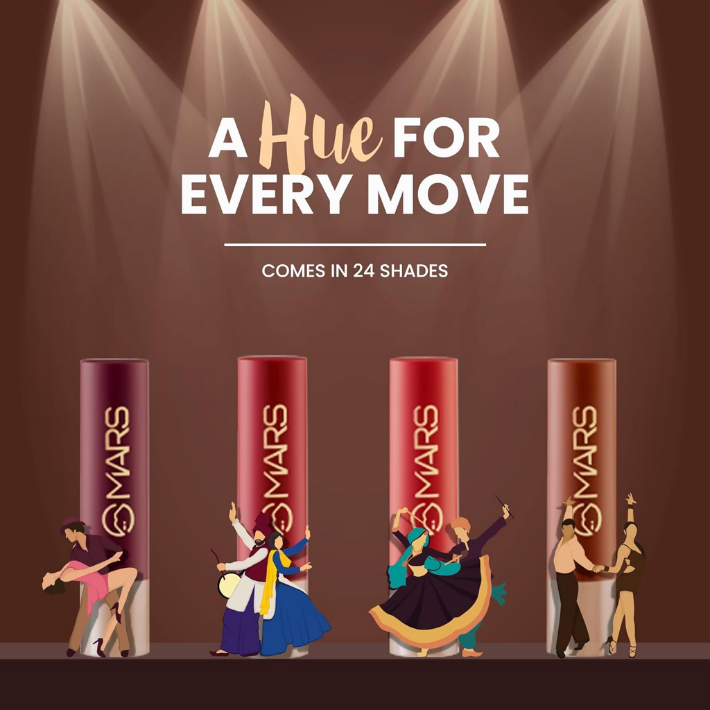 MARS Cosmetics Creamy Matte Long Lasting Lipstick -03 Jazz It Up | Grocsy