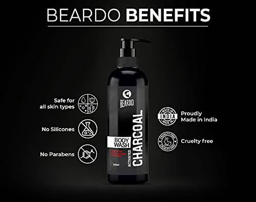 Beardo Activated Charcoal Body Wash | Grocsy
