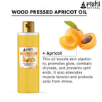Rishi Natural Apricot Oil Wood Pressed 100% Pure | Grocsy