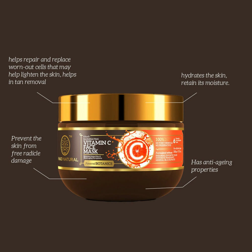Khadi Natural Vitamin C Face Mask | Grocsy