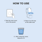 Pee Safe Disposable Toilet Seat Covers | Grocsy