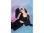 Black Georgette Sequence With Thread Designer Co-Ord Set - Flory | Grocsy