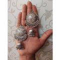 MS Fashion India Muskan Fancy Beautiful Oxidised Silver Plated Jhumka Earrings | Grocsy