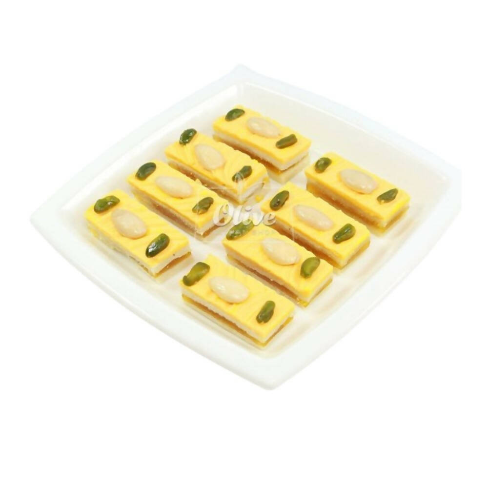 Olive Mithai Mango Badam Burfi | Grocsy