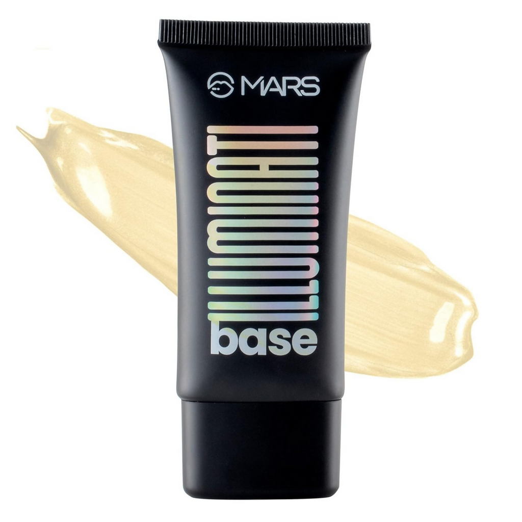 MARS Cosmetics Illuminati Base Dewy Primer With Highlighter - Gold | Grocsy