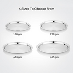 Vinod Stainless Steel Two Tone German Bogi Plate | Grocsy