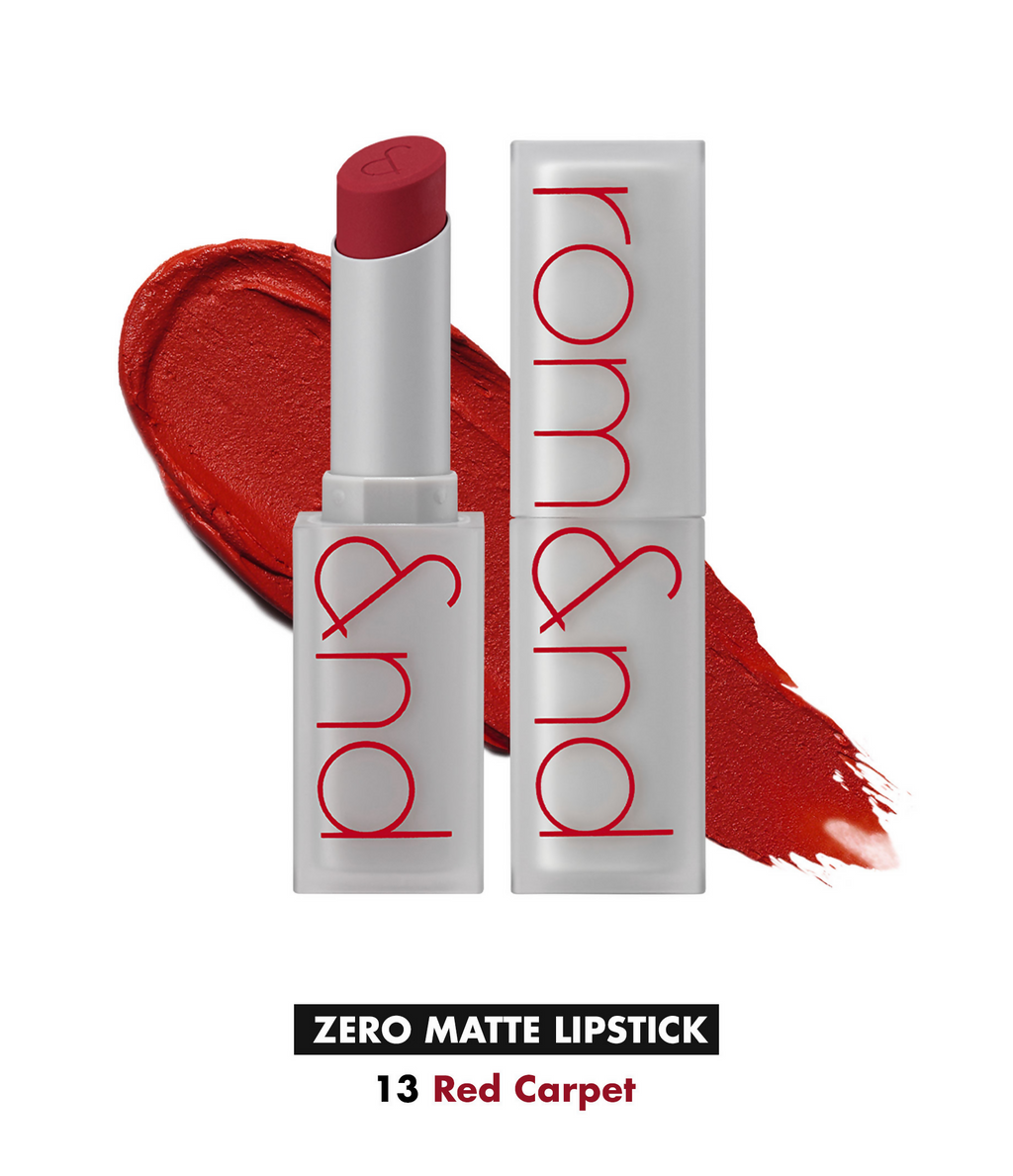 Rom&nd Zero Matte Lipstick - 13 Red Carpet | Grocsy