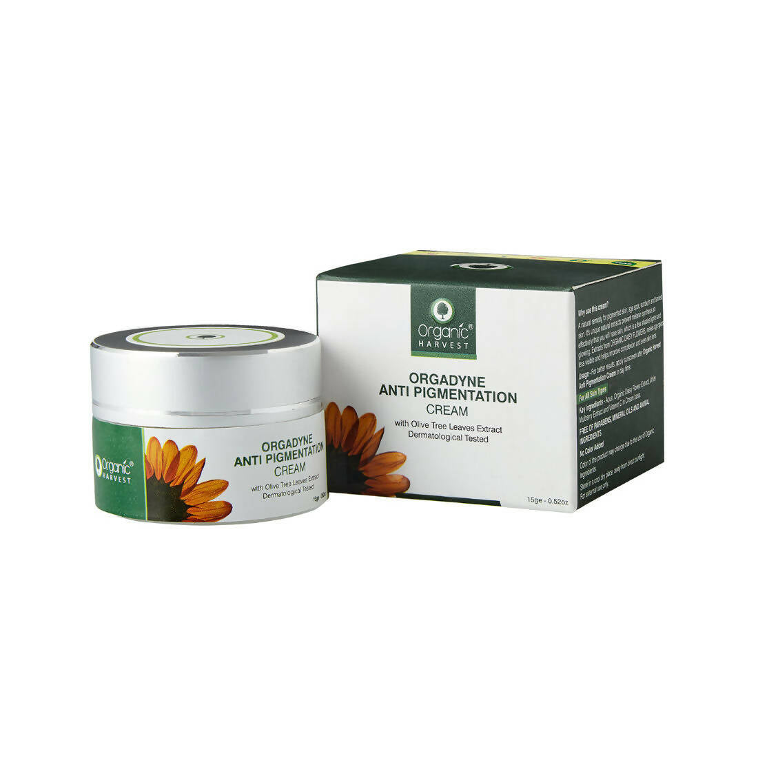 Organic Harvest Orgadyne Anti Pigmentation Cream With Olive Tree Leaves Extract | Grocsy