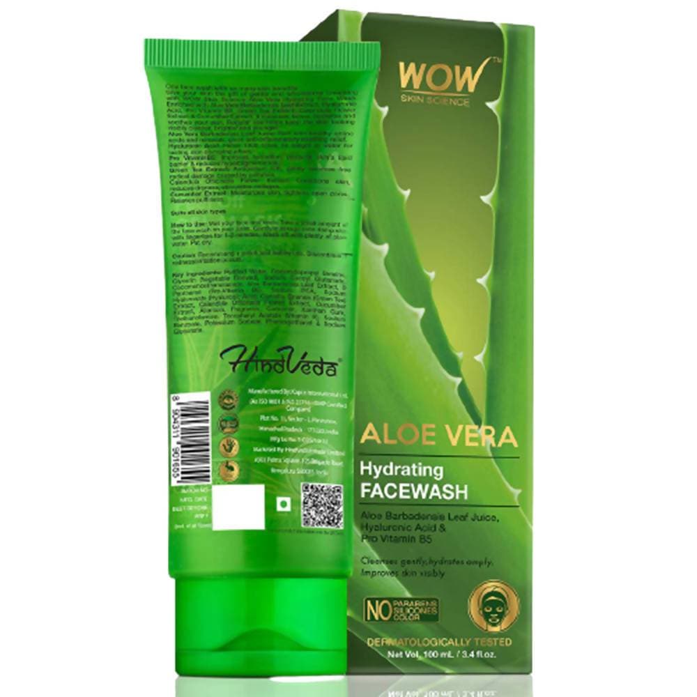 Wow Skin Science Aloe Vera Hydrating Face Wash | Grocsy