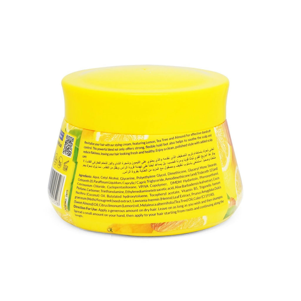 VI-JOHN Naturale Lemon,Tea Tre & Almond Styling Hair Cream Strength & Shine | Grocsy