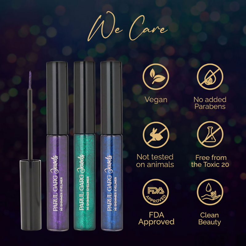 Parul Garg Beauty Hi Simmer Eyeliner - Sapphire | Grocsy