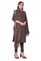 Purple Cotton Jacquard Woven Unstitched Dress Material - Tanvi | Grocsy