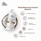 Herbs & Hills Organic Virgin Coconut Oil | Grocsy