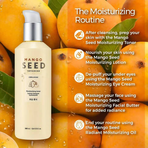 The Face Shop Mango Seed Moisturizing Toner - Korean Skincare | Grocsy