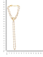 Ruby Raang Gold Kundan & Pearl Haath Phool | Grocsy