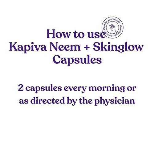 Kapiva Ayurveda Neem + Skinglow Capsules | Grocsy