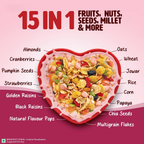 Saffola Muesli Fruit & Nut Berry Crunch with Flavour Pops | Grocsy