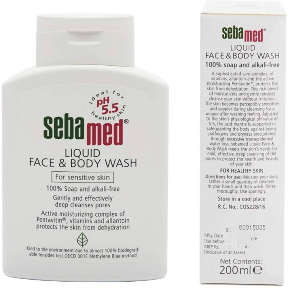Sebamed Liquid Face And Body Wash | Grocsy