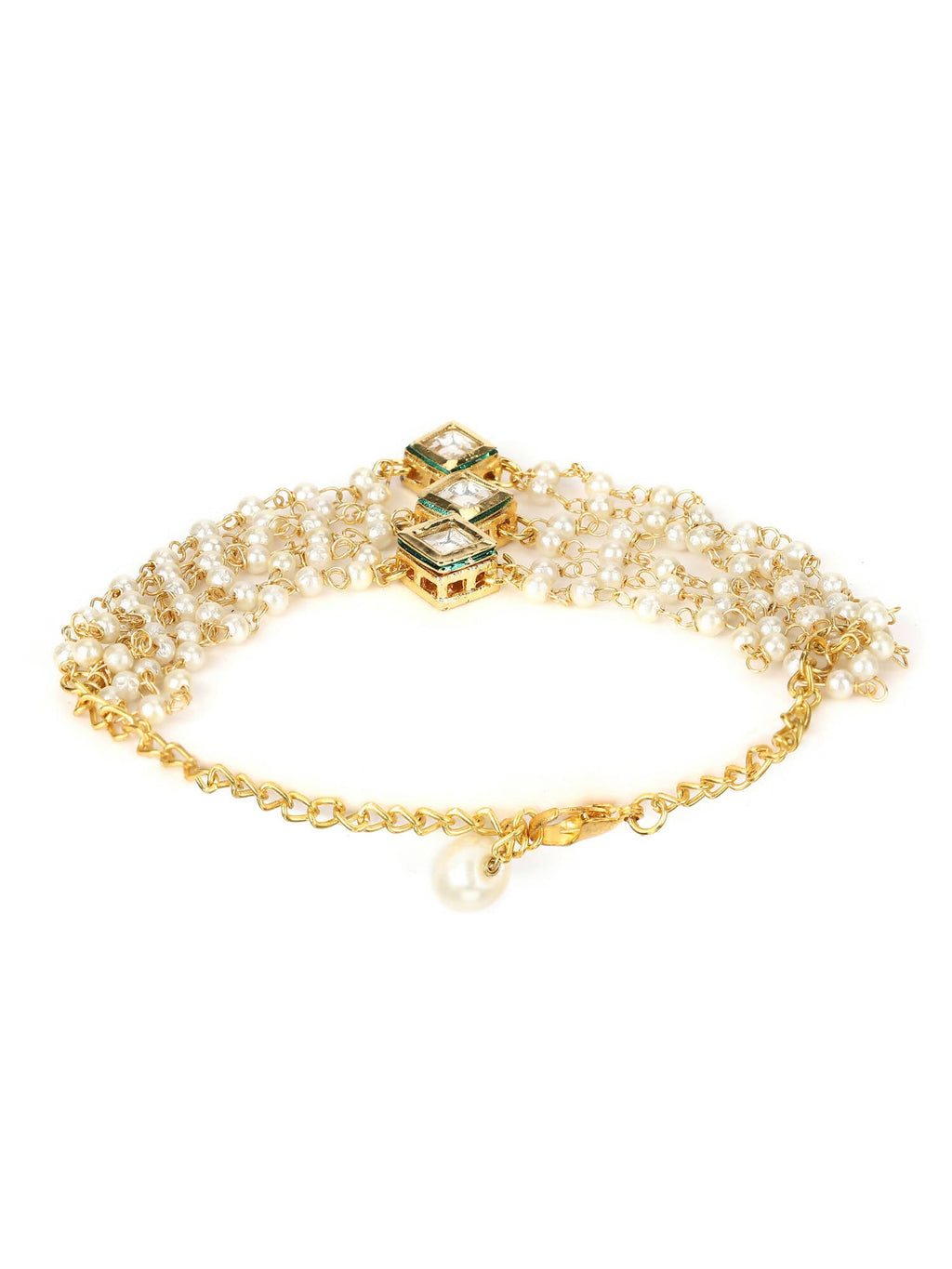Women's White Bracelet - Ruby Raang | Grocsy