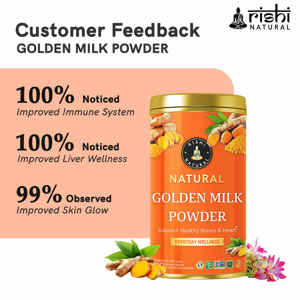 Rishi Natural Golden Milk Powder | Grocsy