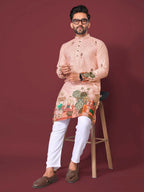 Anaita Light Pink Multicolour Kurta | Grocsy