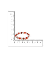 Red Carnelian, Amathyst Beads Bracelet - Ruby Raang | Grocsy