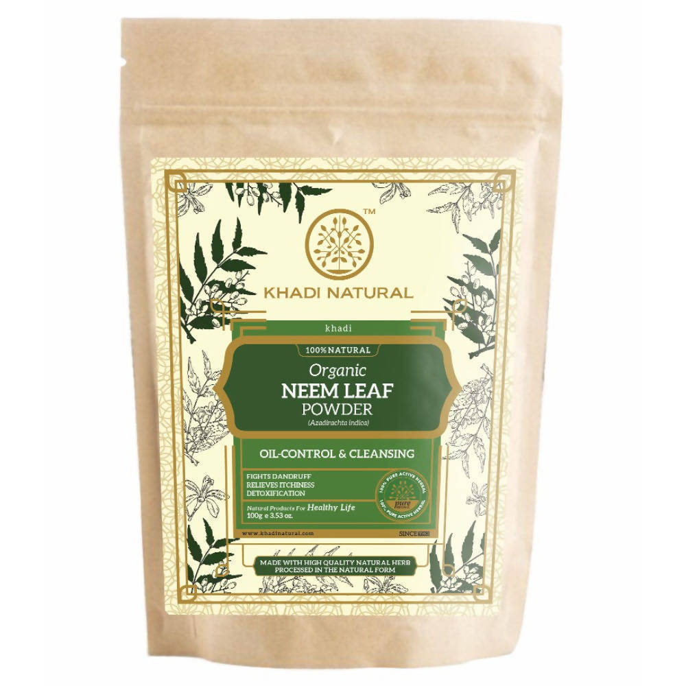 Khadi Natural Organic Neem Leaf Powder | Grocsy