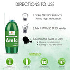 Krishna's Herbal & Ayurveda Special High Fibre Amla Juice | Grocsy