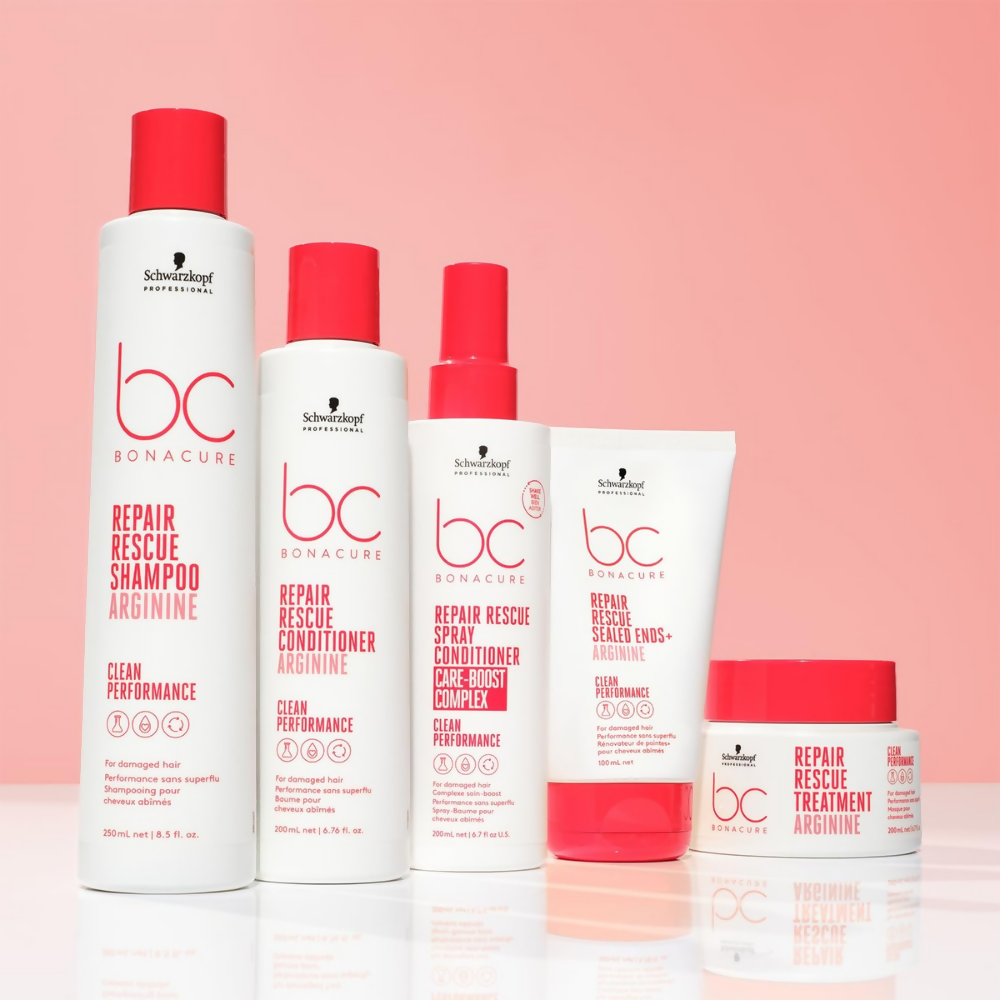 Schwarzkopf Professional Bonacure Repair Rescue Sealed Ends With Arginine | Grocsy