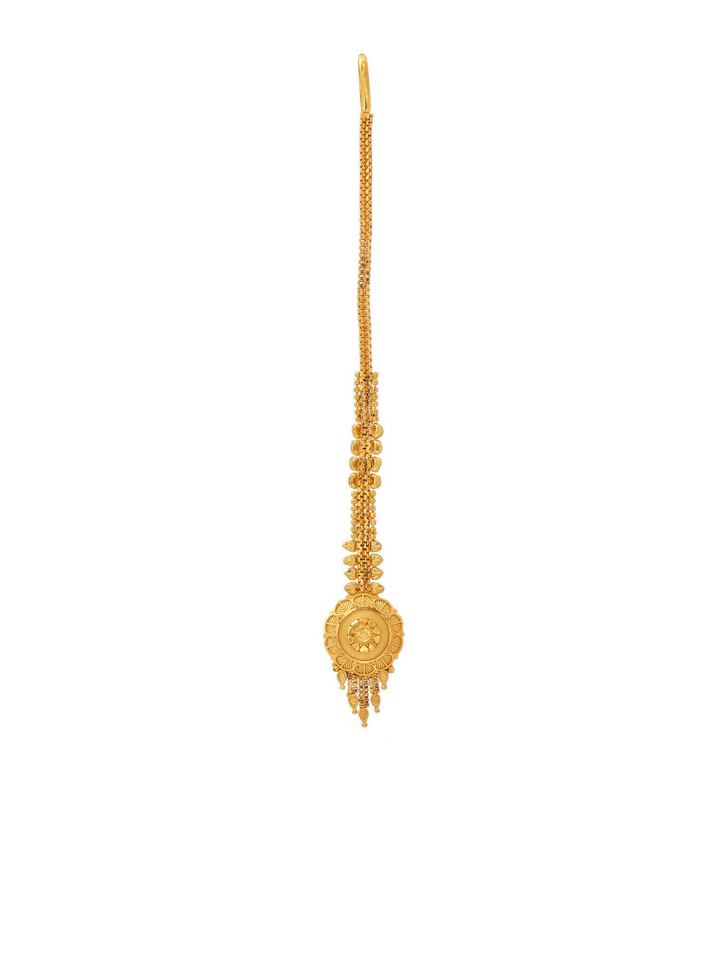 Ruby Raang Gold Maang Tikka | Grocsy