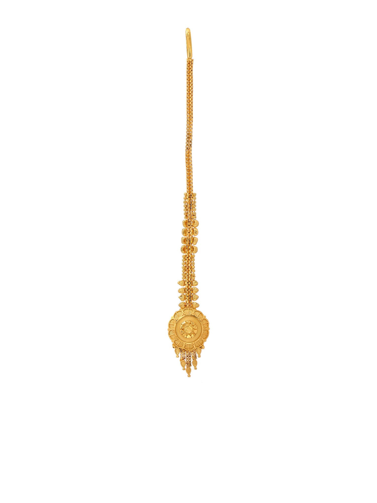 Ruby Raang Gold Maang Tikka | Grocsy