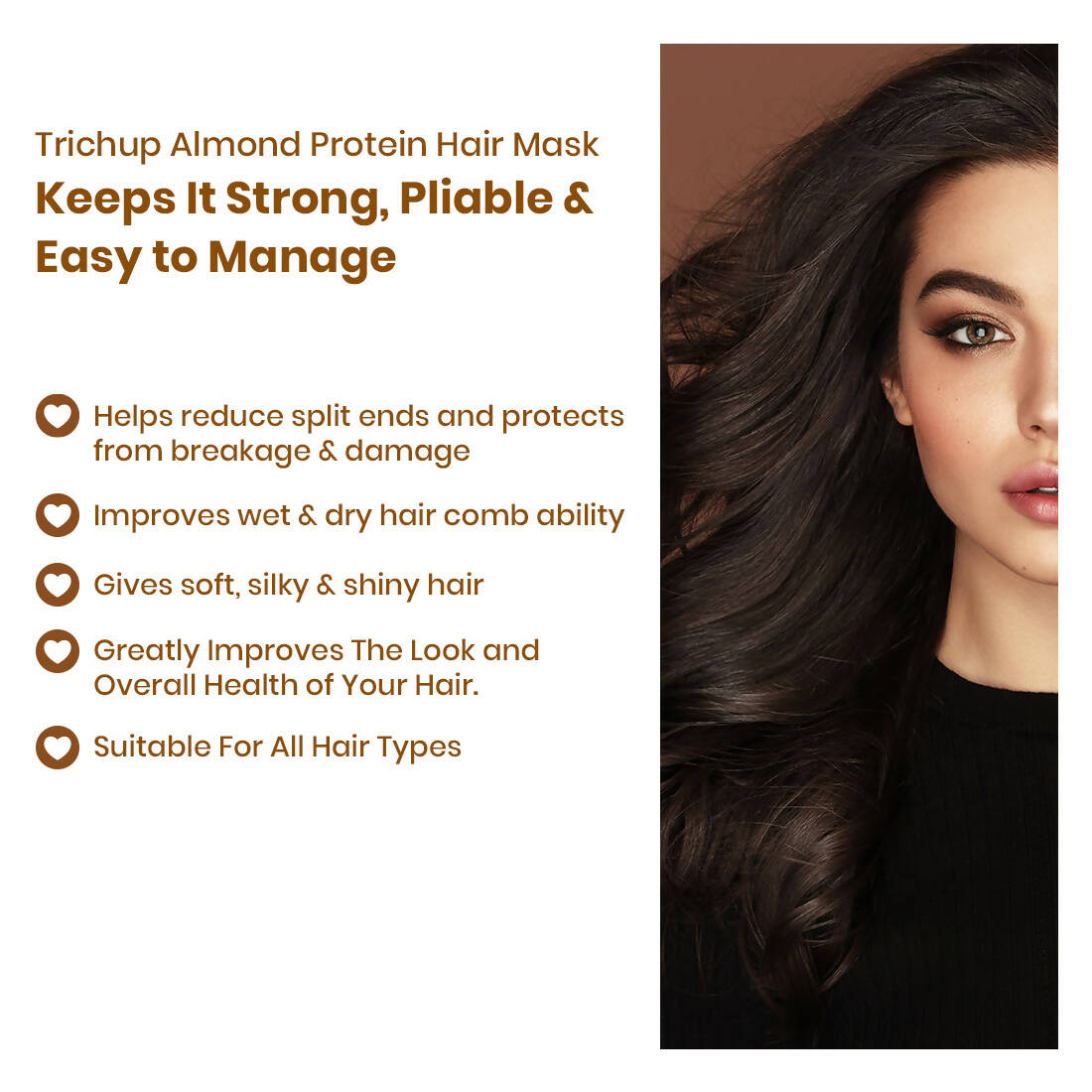 Vasu Healthcare Trichup Almond Protein Hair Mask | Grocsy