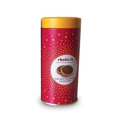 Choko La Egg less Cookies Gifting Hamper Cocoa Almond Tin Set (Pack of 4) | Grocsy